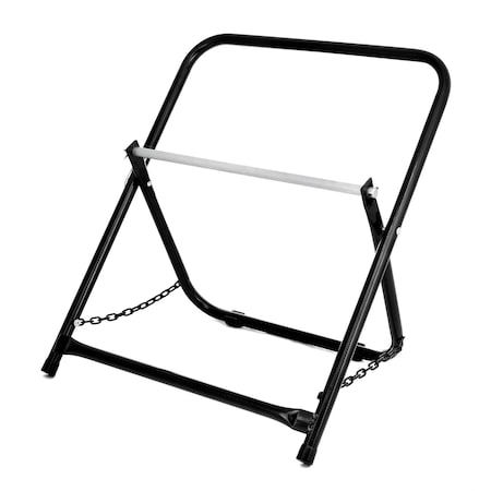 Adiroffice Single Axel Cable Foldable Caddy for Spools up to  20 in. Diameter, 100 lbs. Capacity, Black ADI695-01-BLK-MK